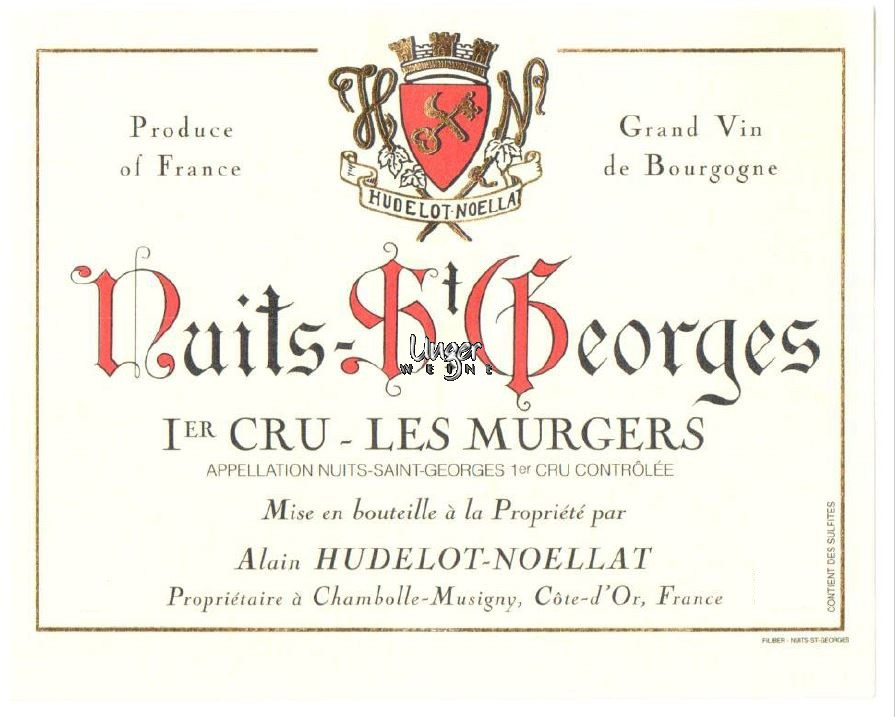 2018 Nuits Saint Georges Les Murgers 1er Cru Hudelot Noellat Cote d´Or