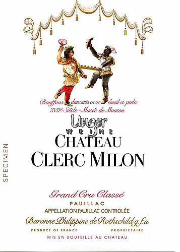 1986 Chateau Clerc Milon Rothschild Pauillac