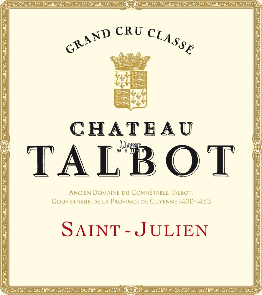 1986 Chateau Talbot Saint Julien