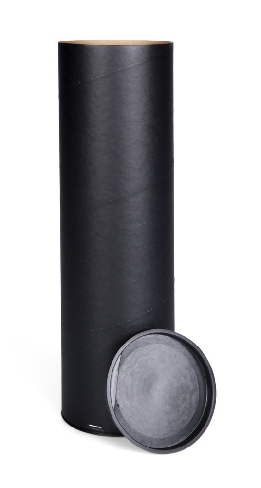 Geschenkverpackungen - rund, schwarz rund, schwarz