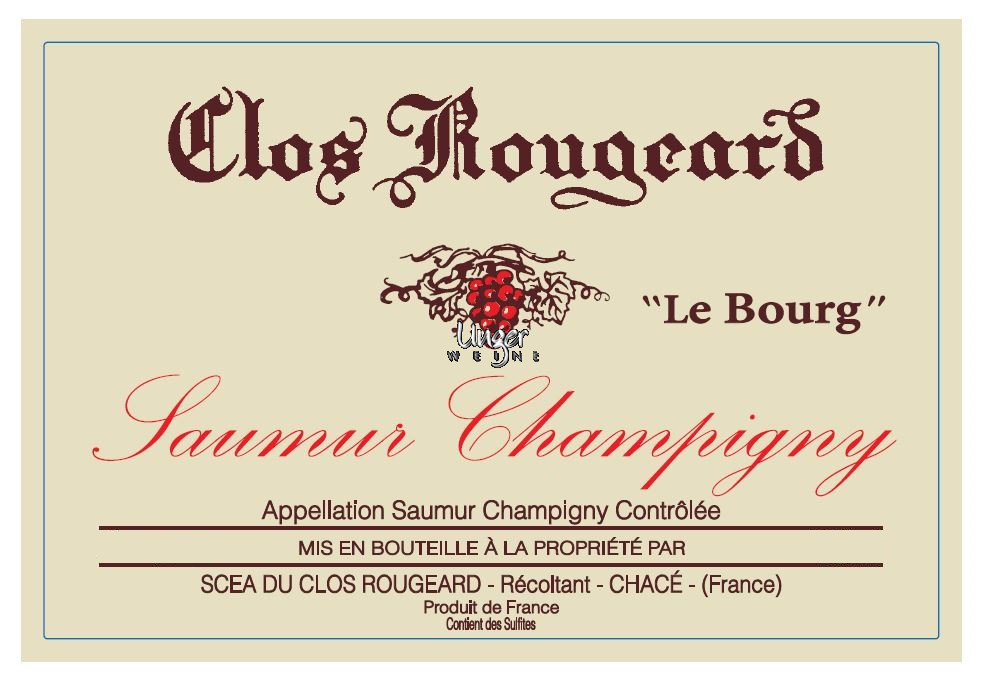 2015 Saumur Champigny Le Bourg Clos Rougeard Loire