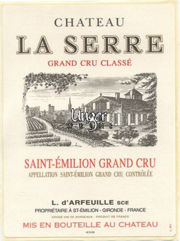 2020 Chateau La Serre Saint Emilion