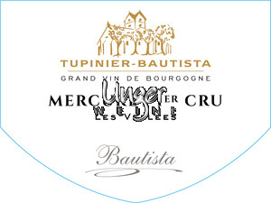 2020 Mercurey Les Vellees 1er Cru Rouge Domaine Tupinier-Bautista Mercurey