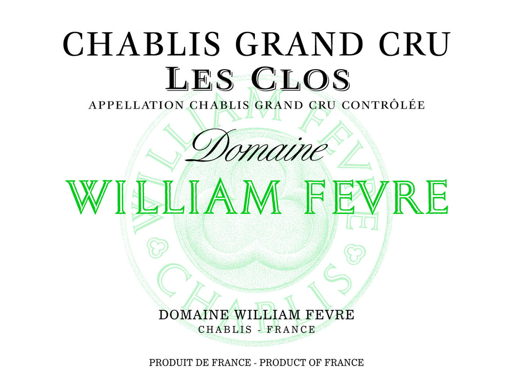Domaine William Fevre - Chablis Les Clos Domaine Grand Cru 2020