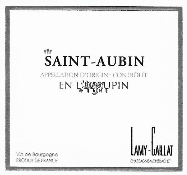2018 Saint-Aubin Blanc En l´Ebaupin (eine Flasche -pro Kunde) F. Lamy - Caillat Burgund