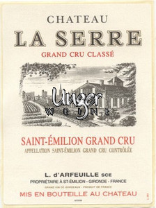 2020 Chateau La Serre Saint Emilion