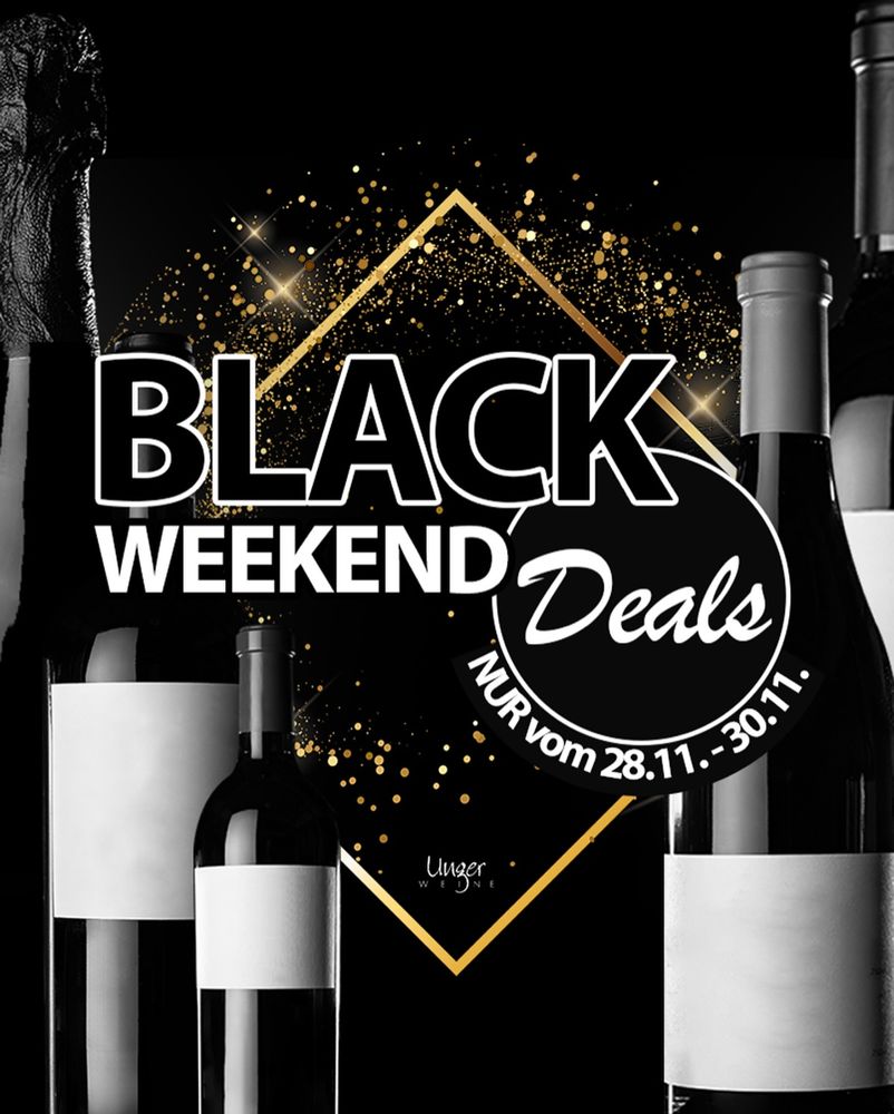 🖤 BLACK WEEK 2025 - ES GEHT LOS! 🍷🙌🏽✨
Morgen und am Donnerstag starten wir mit Black-Warm-Up-Deals! ✨🥂🍷

Vom 28. bis 30. November 2025 öffnen wir dann unsere (virtuellen) Türen zu unserem exklusiven Black Weekend! 🖤🍷
Freut euch auf eine besondere Auswahl edler Weine und profitiert von attraktiven Angeboten, die nur an diesem Wochenende verfügbar sind. →Egal, ob ihr für die Feiertage vorsorgt, eure  Weinvorrat auffüllt oder ein geschmackvolles Geschenk sucht - dieses Wochenende ist die ideale Gelegenheit, außergewöhnliche Weine zu entdecken. 🍷🎁

Jetzt zum Newsletter anmelden und inspirieren lassen!
👉🏼Link zu den Angeboten in der Bio

#ungerweine #blackweek #blackfriday #rarewines #champagne