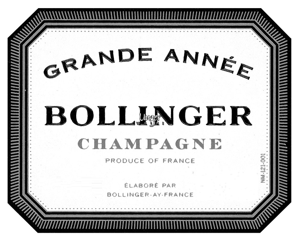 2008 Champagner Grande Annee Bollinger Champagne