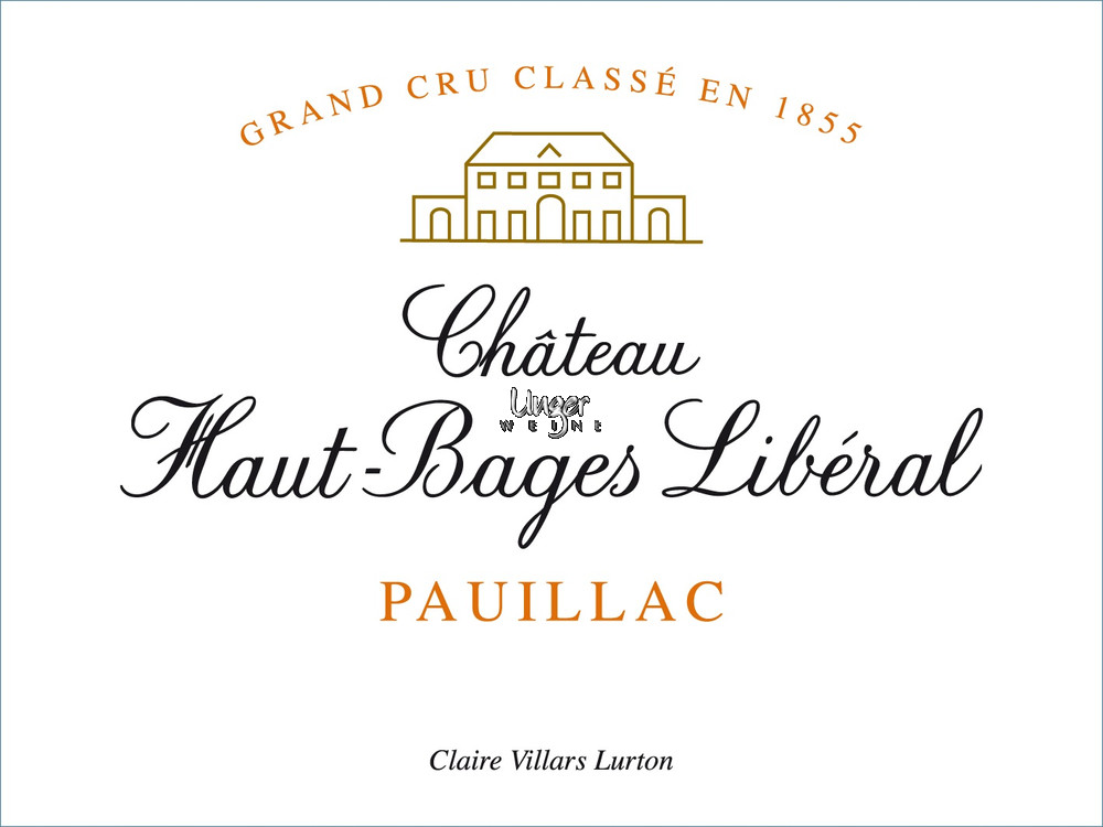 2012 Chateau Haut Bages Liberal Pauillac