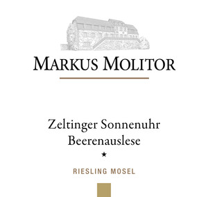 2017 Zeltinger Sonnenuhr Riesling Beerenauslese * Goldkapsel Molitor, Markus Mosel