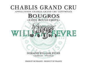 2020 Chablis Bougros Cote de Bouguerots Domaine Grand Cru Domaine William Fevre Chablis