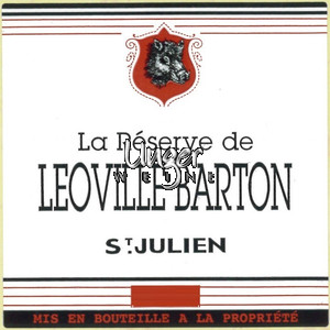 2015 La Reserve de Leoville Barton Chateau Leoville Barton Saint Julien