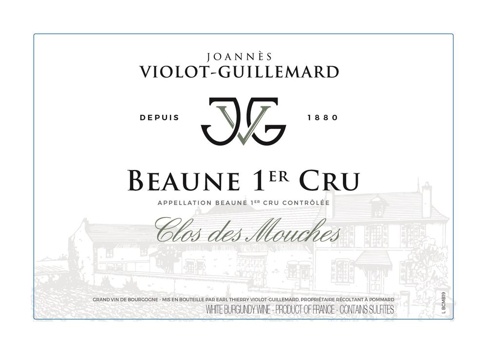2022 Beaune Clos des Mouches 1er Cru Joannes Violot-Guillemard Cote de Beaune