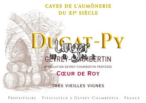 2019 Gevrey Chambertin Coeur Du Roy Tres Vieilles Vignes AC Dugat Py Cote de Nuits