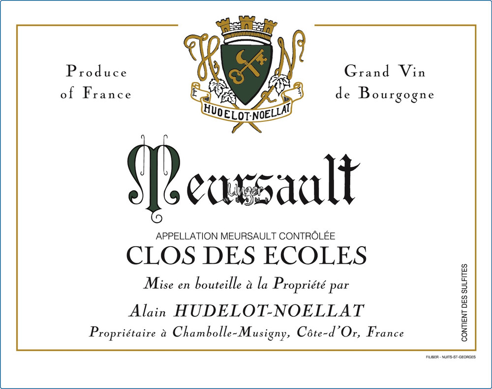 2018 Meursault Clos des Ecoles Hudelot Noellat Cote d´Or