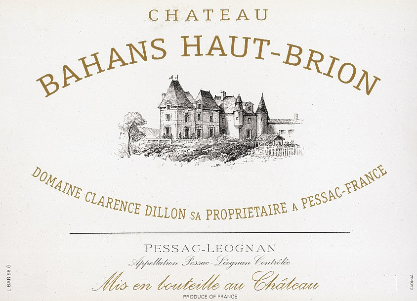 Chateau Haut Brion - Bahans du Chateau Haut Brion 2001