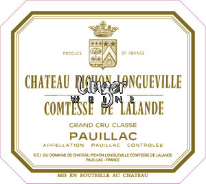 2019 Chateau Pichon Comtesse de Lalande Pauillac