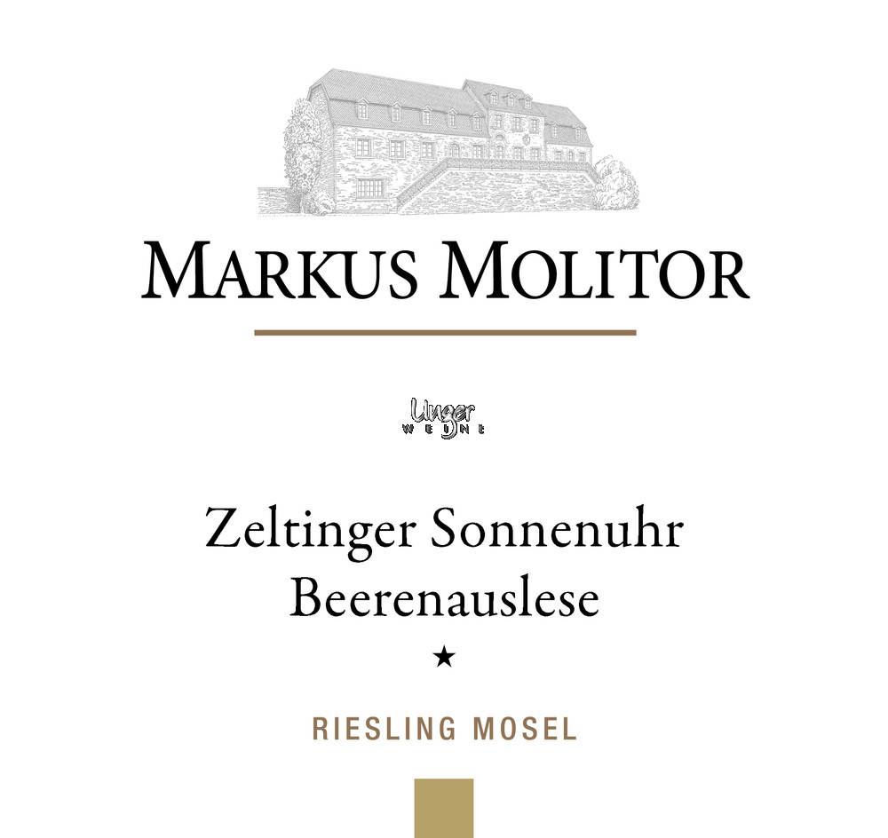 2017 Zeltinger Sonnenuhr Riesling Beerenauslese * Goldkapsel Molitor, Markus Mosel