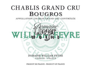 2021 Chablis Bougros Domaine Grand Cru Domaine William Fevre Chablis