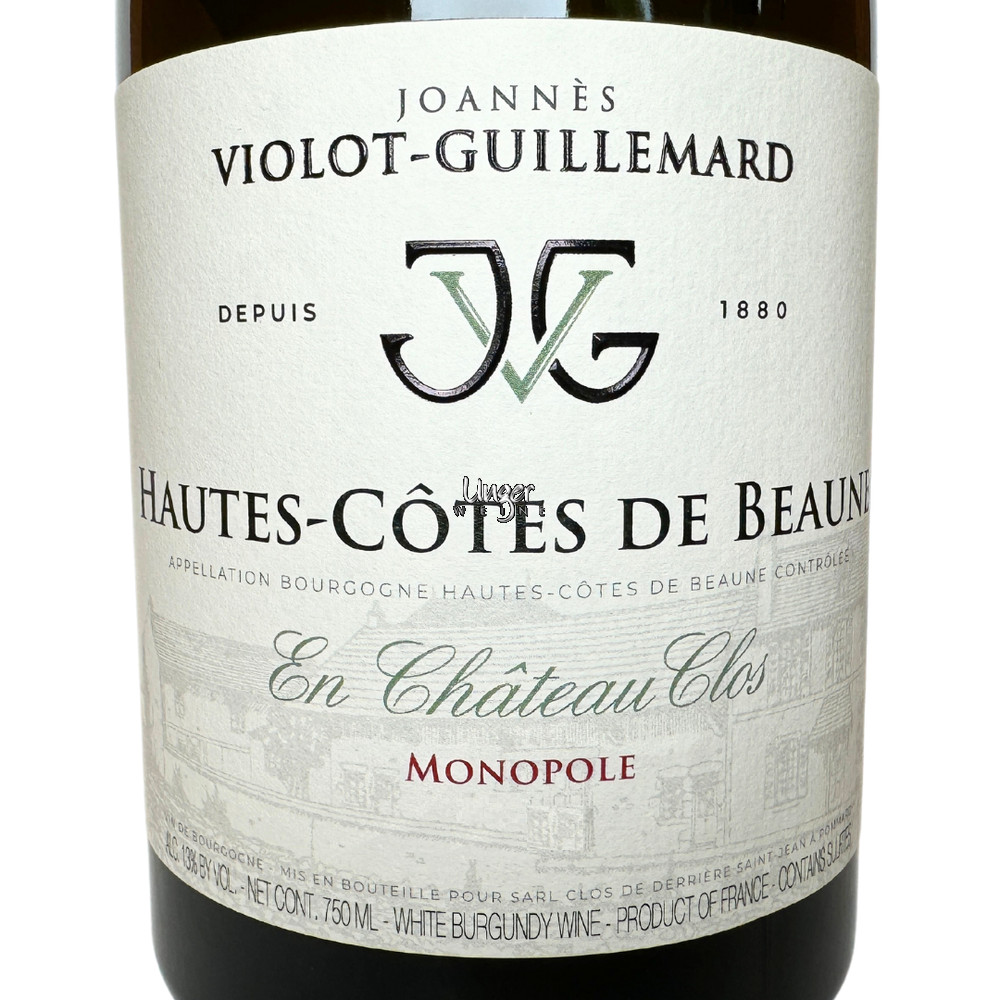 2023 Hautes-Cotes de Beaune En Chateau Clos Monopole Joannes Violot-Guillemard Cote de Beaune