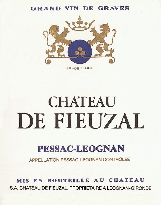 Chateau de Fieuzal - Chateau de Fieuzal Blanc 2012