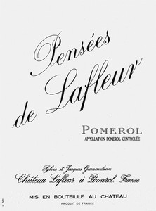 2022 Pensees de Lafleur Chateau Lafleur Pomerol