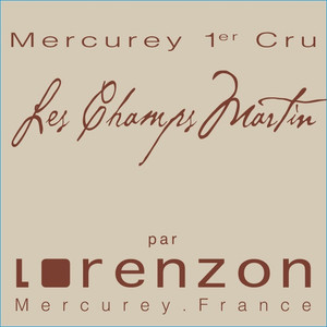 2019 Mercurey 1er Cru Les Champs Martin Rouge Domaine Lorenzon Cote Chalonnaise