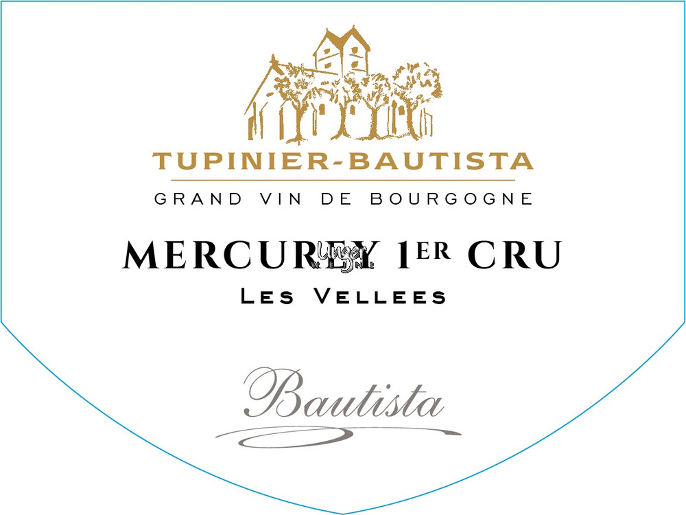 2022 Mercurey Les Vellees 1er Cru Rouge Domaine Tupinier-Bautista Cote Chalonnaise