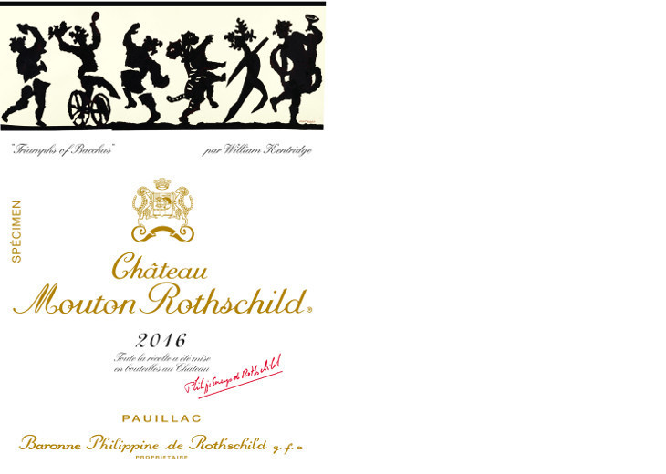 Chateau Mouton Rothschild präsentiert neues Etikett