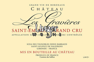 2018 Chateau Les Gravieres Saint Emilion