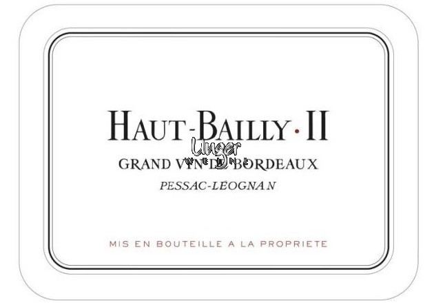 2020 Haut Bailly II Chateau Haut Bailly Pessac Leognan