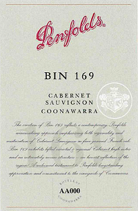 Penfolds - Cabernet Sauvignon Bin 169 Coonawarra 2022