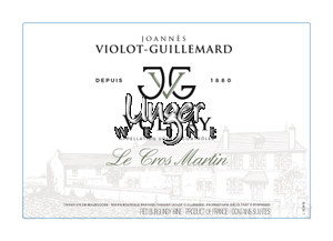 2020 Volnay Le Cros Martin Joannes Violot-Guillemard Cote de Beaune