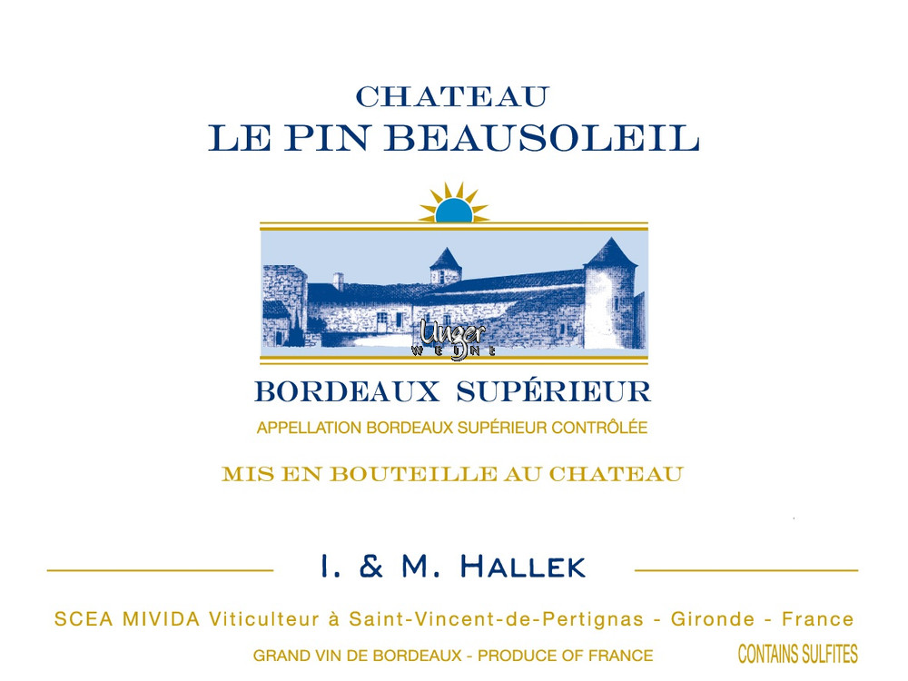 2016 Chateau Le Pin Beausoleil (5+1) Chateau Le Pin Beausoleil Bordeaux Superieur