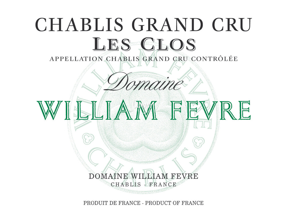 Domaine William Fevre - Chablis Les Clos Domaine Grand Cru 2020