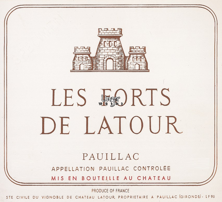 2016 Les Forts de Latour Chateau Latour Pauillac