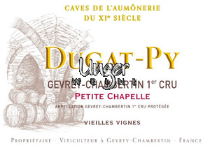 2022 Gevrey Chambertin Petite Chapelle 1er Cru Tres Vieilles Vignes Dugat Py Cote de Nuits