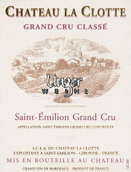 2016 Chateau La Clotte Saint Emilion