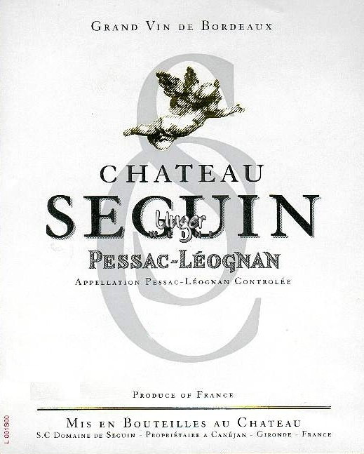 2014 Chateau Seguin Pessac Leognan