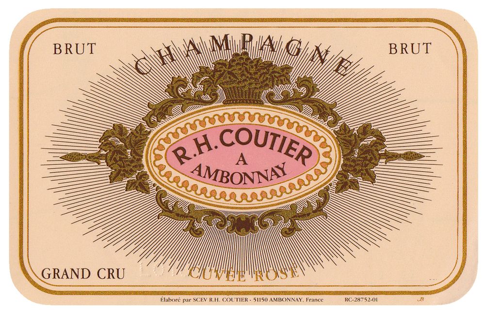 Coutier - Champagne Brut Rose Grand Cru