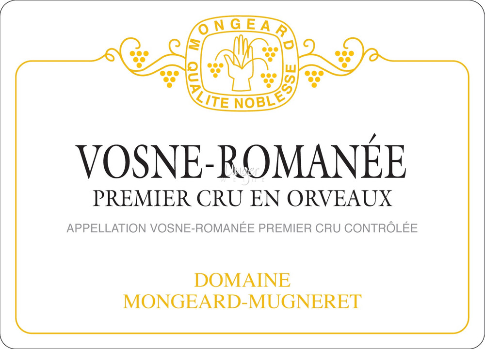 Mongeard Mugneret - Vosne Romanee En Orveaux 1er Cru 2019