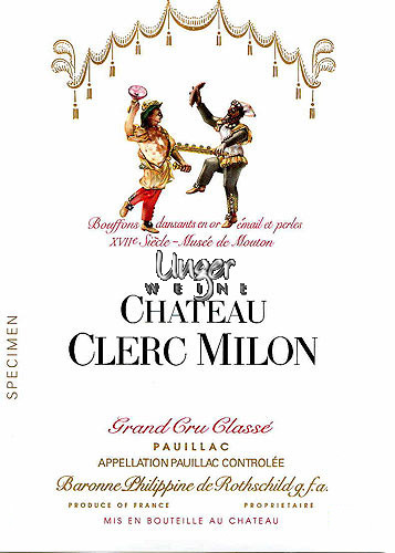 2019 Chateau Clerc Milon Rothschild Pauillac