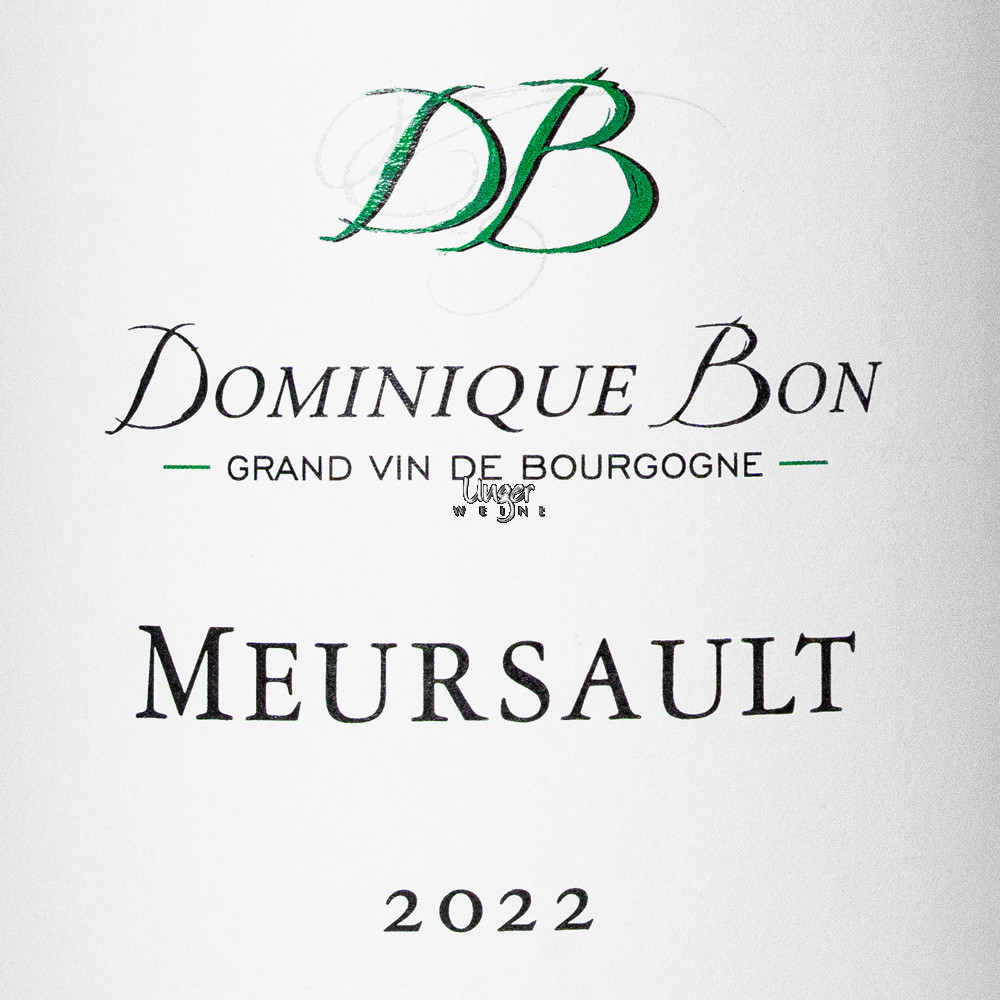 2022 Meursault Blanc Domaine Dominique Bon Cote de Beaune
