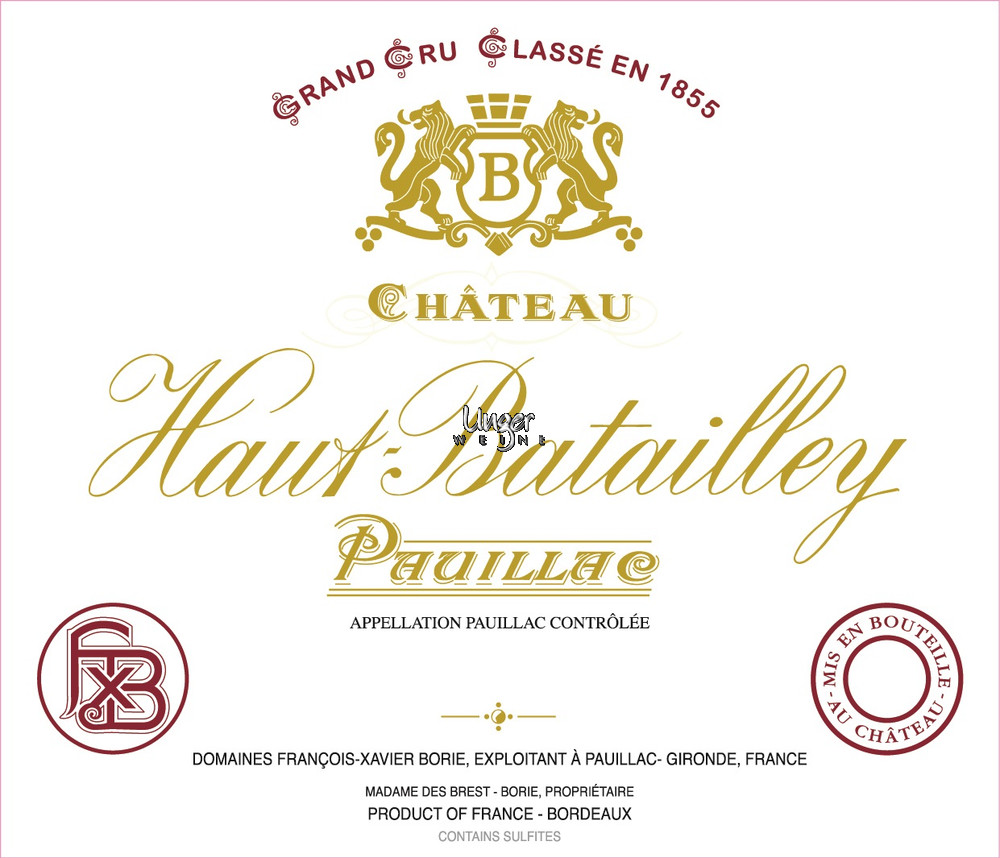 2002 Chateau Haut Batailley Pauillac