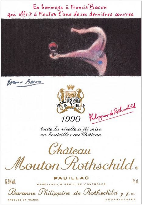 1990 Chateau Mouton Rothschild Pauillac