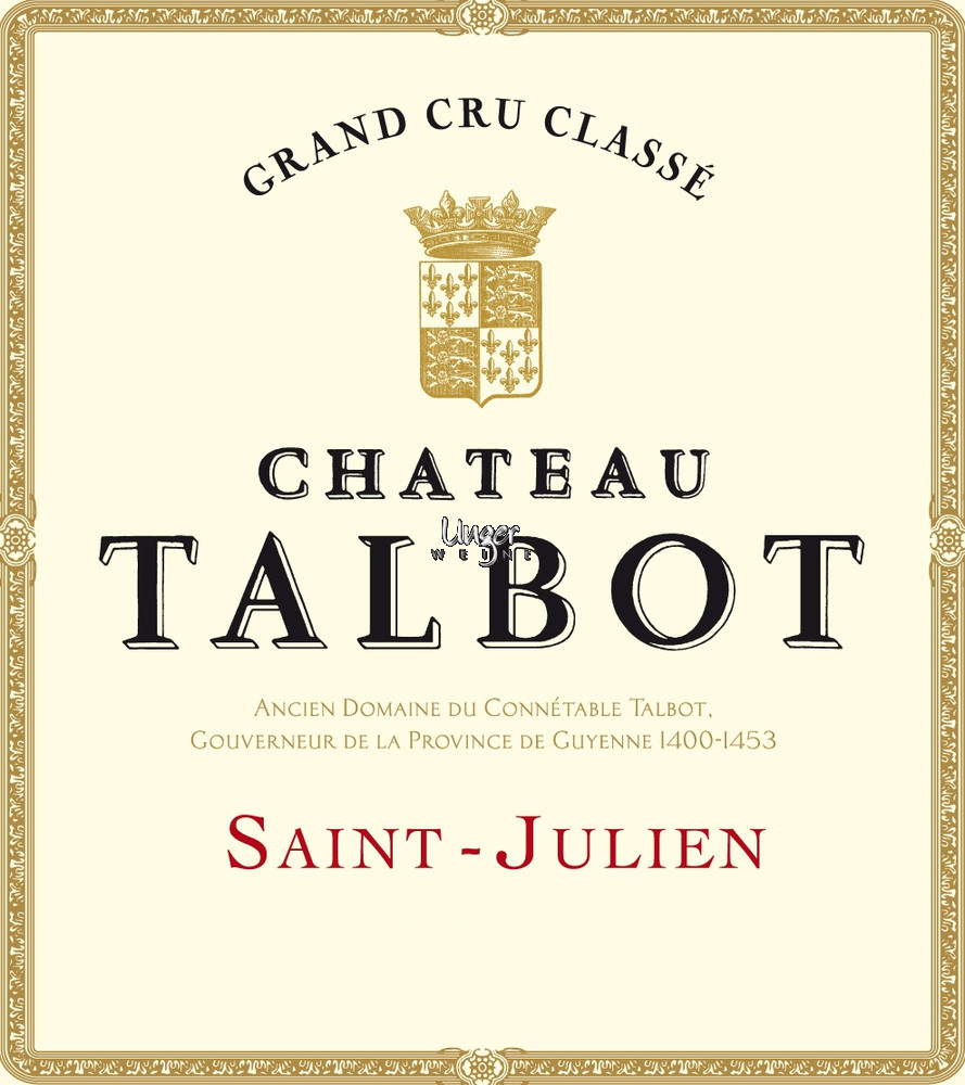 2019 Chateau Talbot Saint Julien