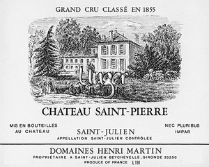 1982 Chateau Saint Pierre Saint Julien
