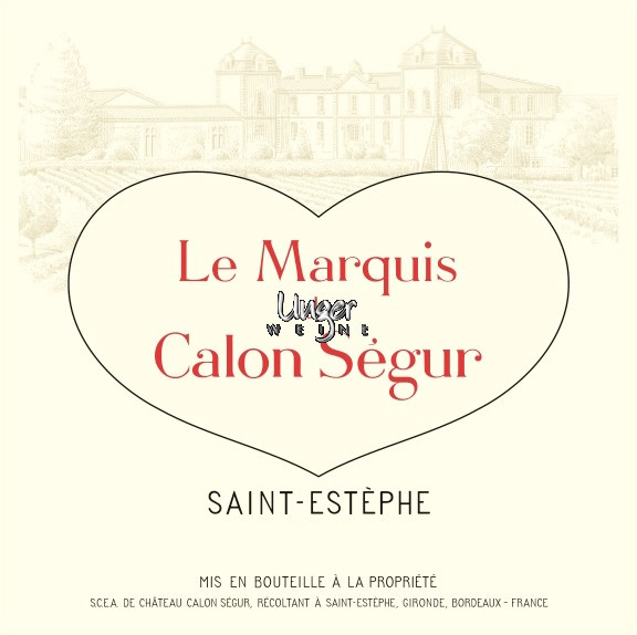 2015 Marquis de Calon Chateau Calon Segur Saint Estephe