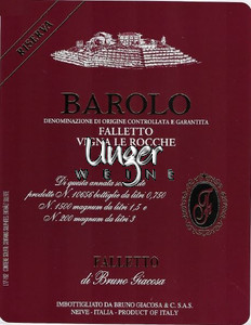 2014 Barolo Le Rocche Falletto Riserva Giacosa, Bruno Piemont