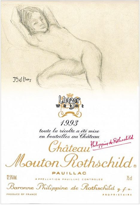 1993 Chateau Mouton Rothschild Pauillac